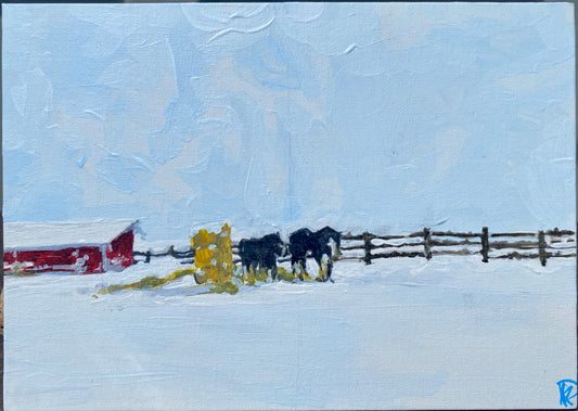 Clydesdale - Study - 5" x 7"