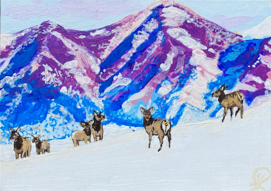 Lolo Pass - Study - 5" x 7"